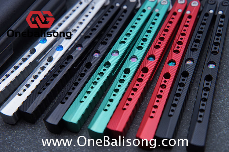Blade Island Kongming Balisong 7075 Aluminum Alloy Handle 440c Stainless Steel Blade Bushings
