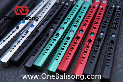 Edge Isle Kongming Balisong 7075 Aluminum Alloy Handle 440c Stainless Steel Blade Bushings