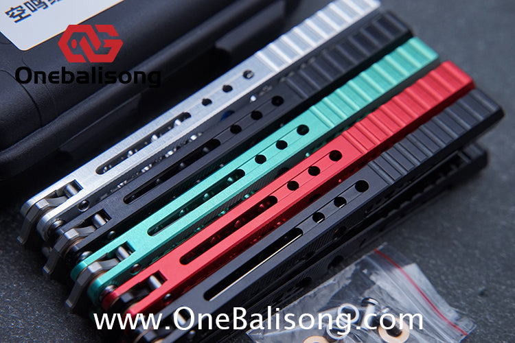 Blade Island Kongming Balisong 7075 Aluminum Alloy Handle 440c Stainless Steel Blade Bushings