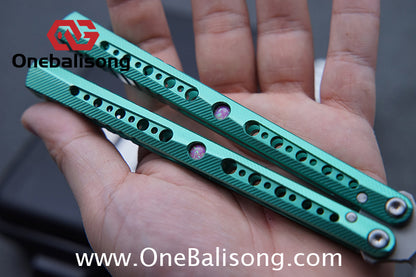 Edge Isle Kongming Balisong 7075 Aluminum Alloy Handle 440c Stainless Steel Blade Bushings