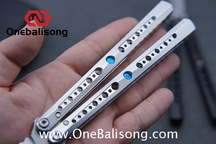 Blade Island Kongming Balisong 7075 Aluminum Alloy Handle 440c Stainless Steel Blade Bushings
