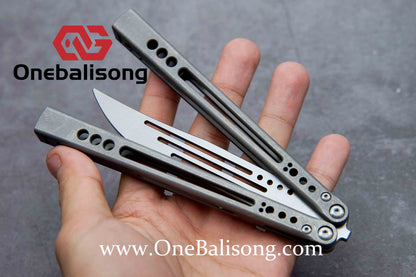 theone GALE clone Titanium alloy handle stainless steel blade Bushing