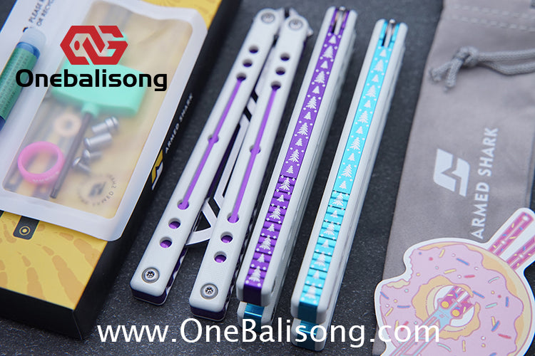 ARMED SHARK Nautilus V2 Clone Aluminum alloy handle stainless steel blade Bushing