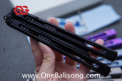 Baliplus Medusa Clone Balisong TC4 Titanium Alloy Handle VG10 Stainless Steel Blade Bushing