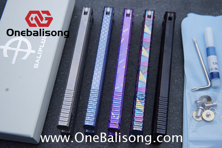 Baliplus Medusa Clone Balisong TC4 Titanium Alloy Handle VG10 Stainless Steel Blade Bushing