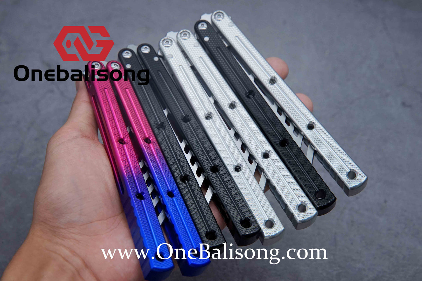 baliplus 7075 Side slot version kraken v3 clone Aluminum alloy handle stainless steel blade Bushing