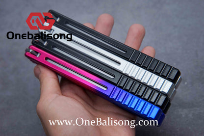 baliplus 7075 kraken trainer Side slot version v3 clone Aluminum alloy handle stainless steel blade Bushing