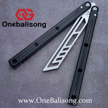 baliplus 7075 kraken trainer Side slot version v3 clone Aluminum alloy handle stainless steel blade Bushing