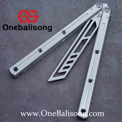 baliplus 7075 kraken trainer Side slot version v3 clone Aluminum alloy handle stainless steel blade Bushing