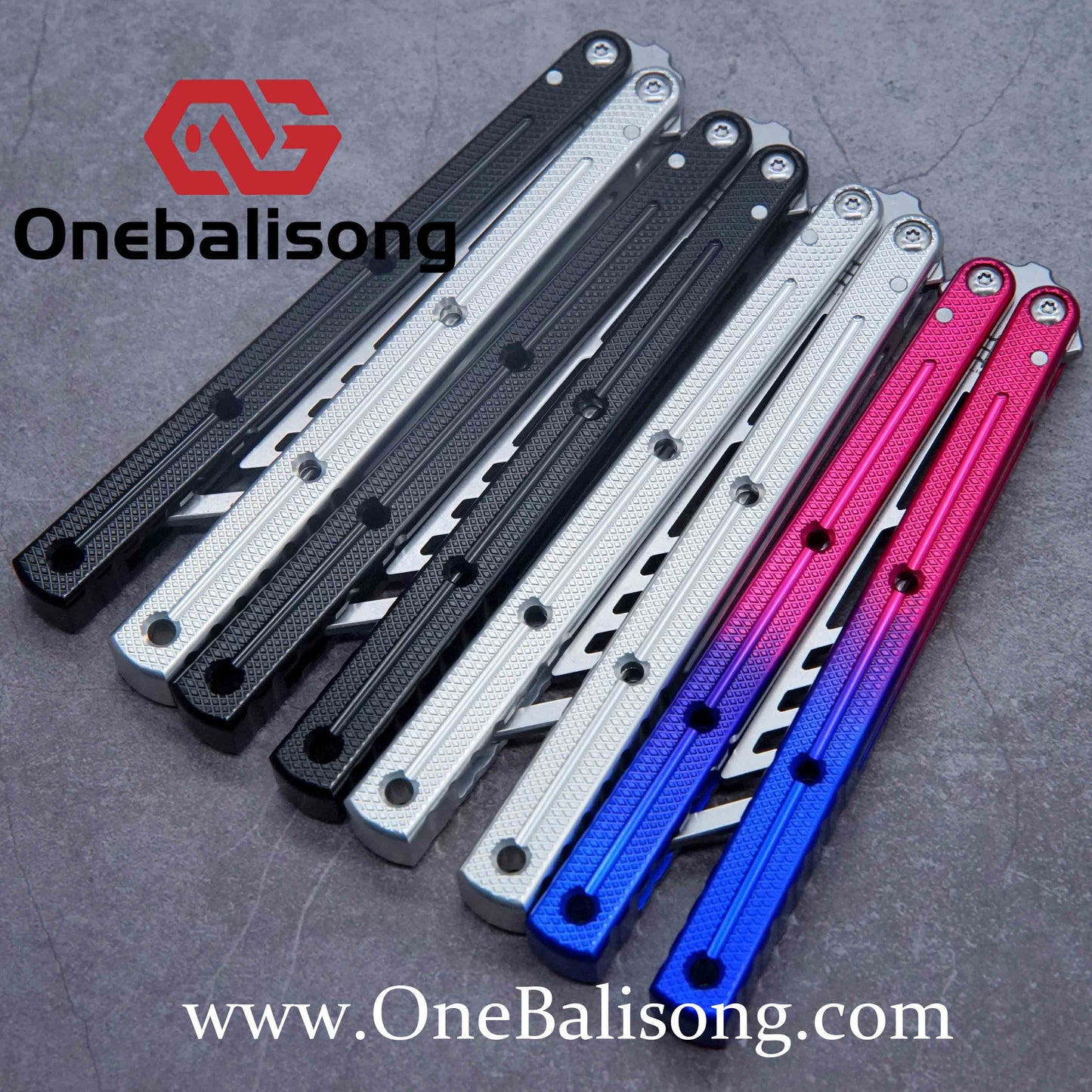 baliplus 7075 Side slot version kraken v3 clone Aluminum alloy handle stainless steel blade Bushing