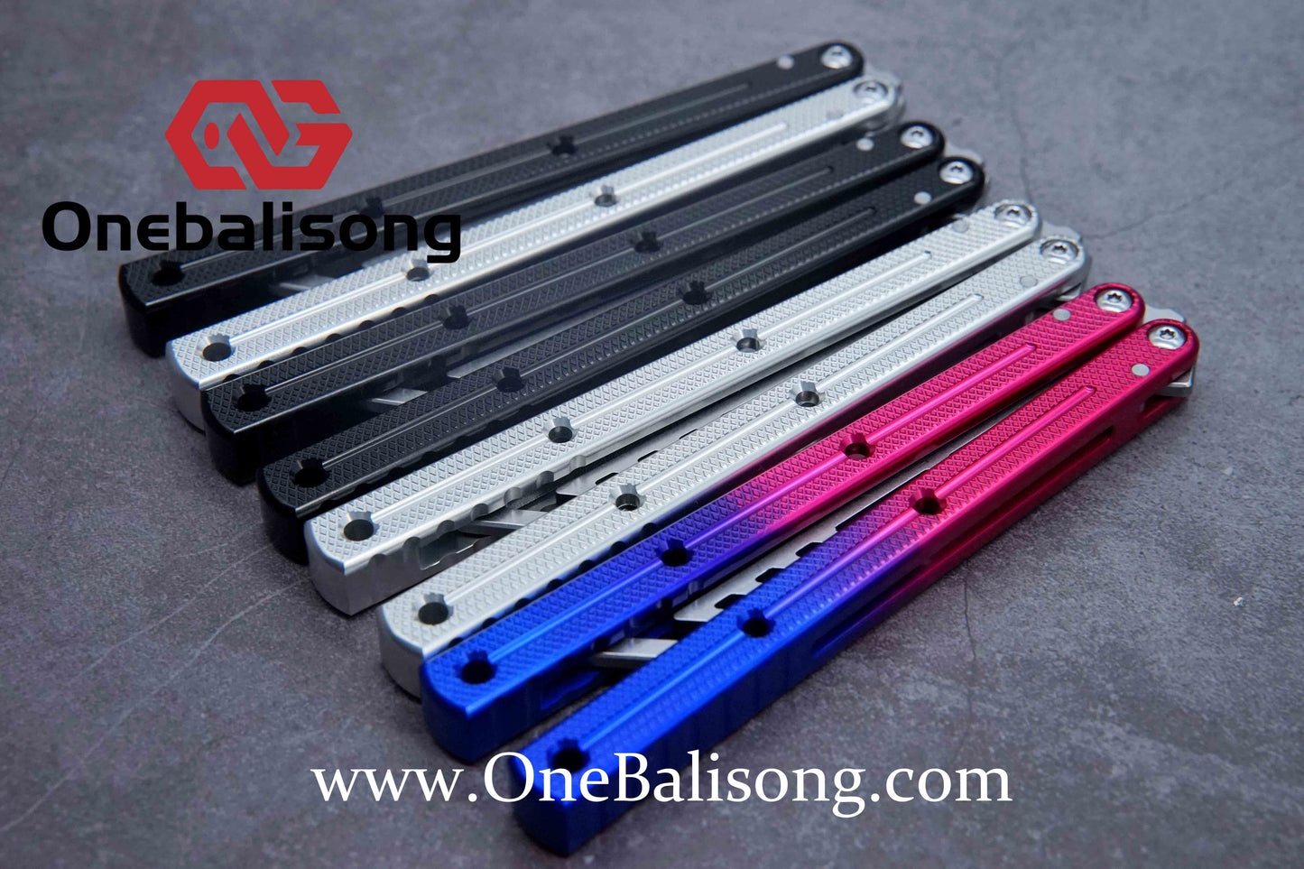 baliplus 7075 Side slot version kraken v3 clone Aluminum alloy handle stainless steel blade Bushing