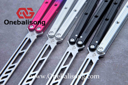 baliplus 7075 kraken trainer Side slot version v3 clone Aluminum alloy handle stainless steel blade Bushing
