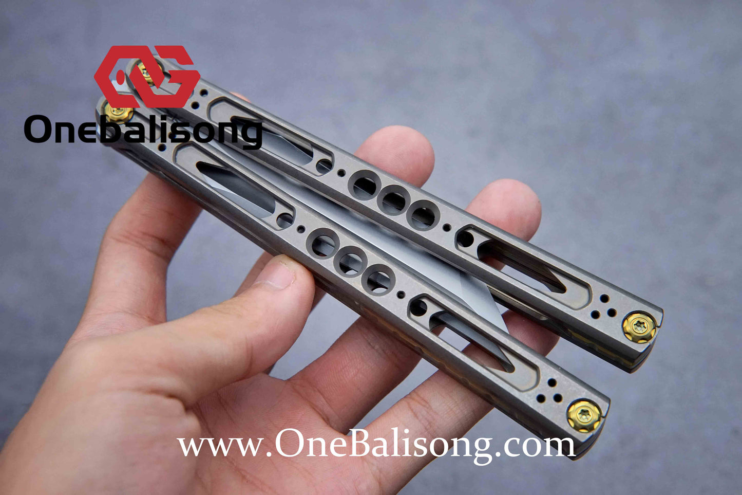 TOA Hades Titanium alloy handle stainless steel blade Bushing