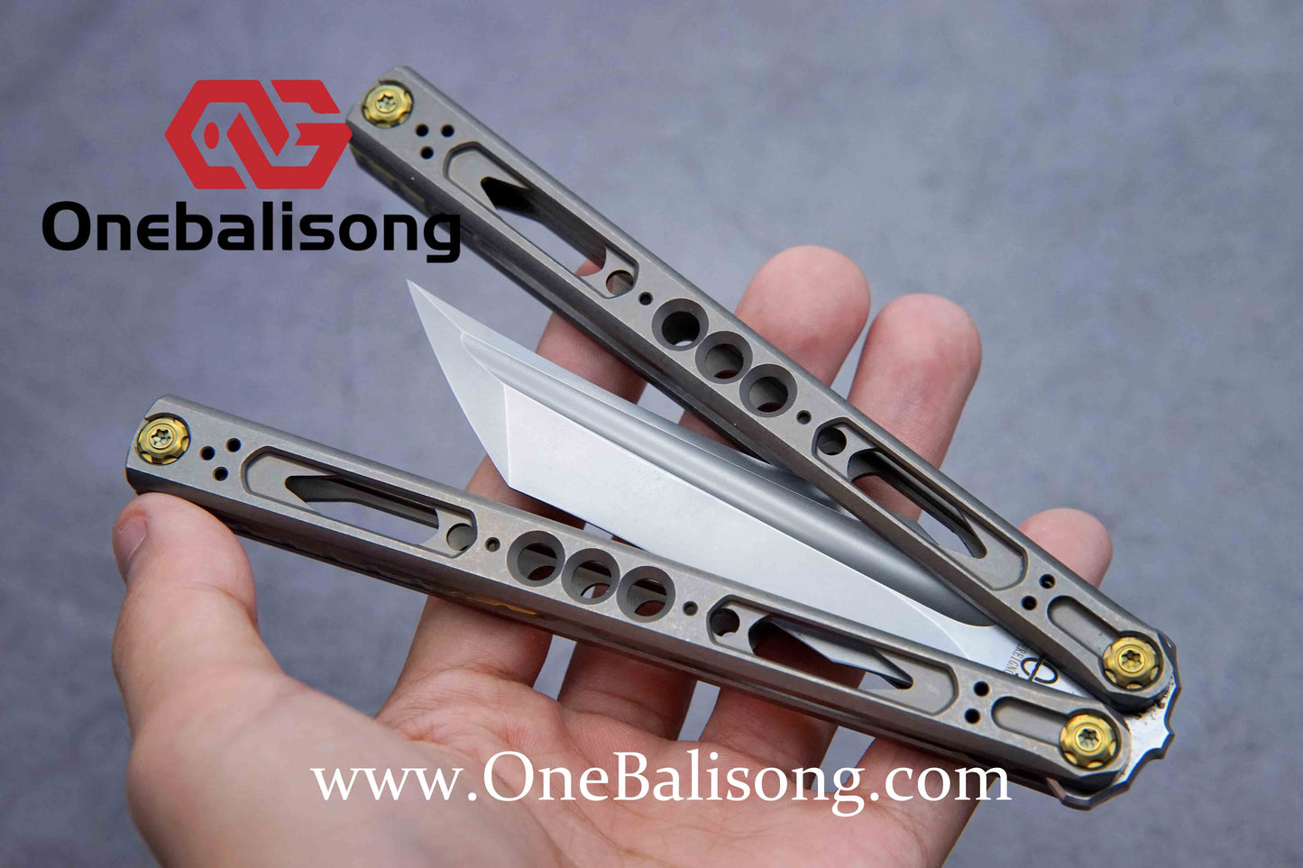 TOA Hades Titanium alloy handle stainless steel blade Bushing