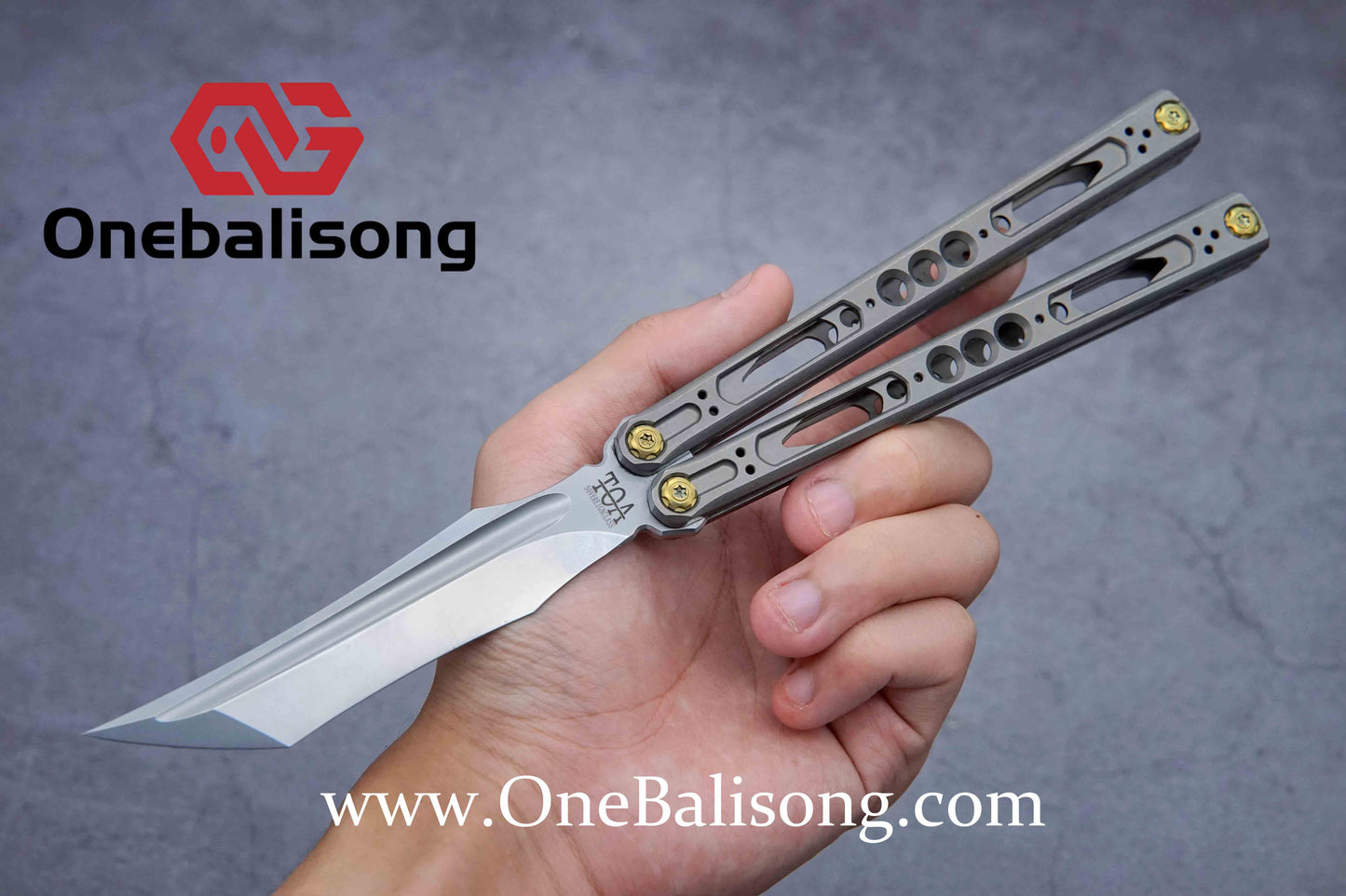 TOA Hades Titanium alloy handle stainless steel blade Bushing