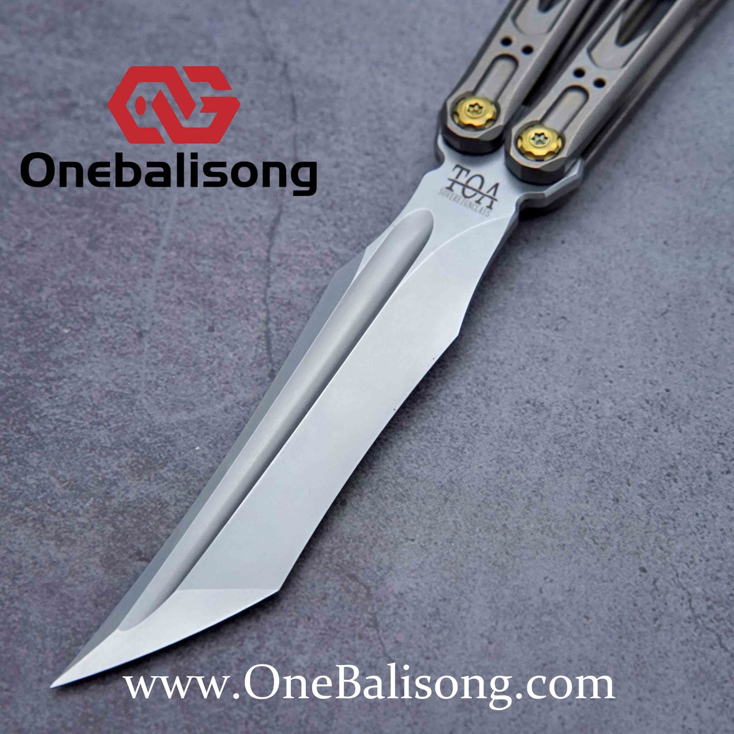 TOA Hades Titanium alloy handle stainless steel blade Bushing