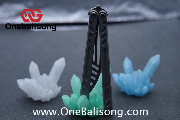 Beautiful Ice Crystal Knife Holder Balisong/Tool Carrier/Knife Holder Suitable For Butterfly Knives/