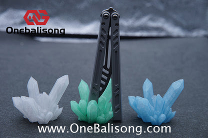 YY Beautiful Ice Crystal Knife Holder Balisong/Tool Carrier/Knife Holder Suitable For Butterfly Knives/