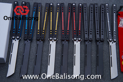 Cold Blade Nautilus V2.5 Balisong Aluminum Alloy Handle Stainless Steel Fake Blade Bushing