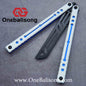 Baliplus Nautilus V1 Balisong Clone Aluminum Alloy G10 Patch Handle Stainless Steel Blade Bushing
