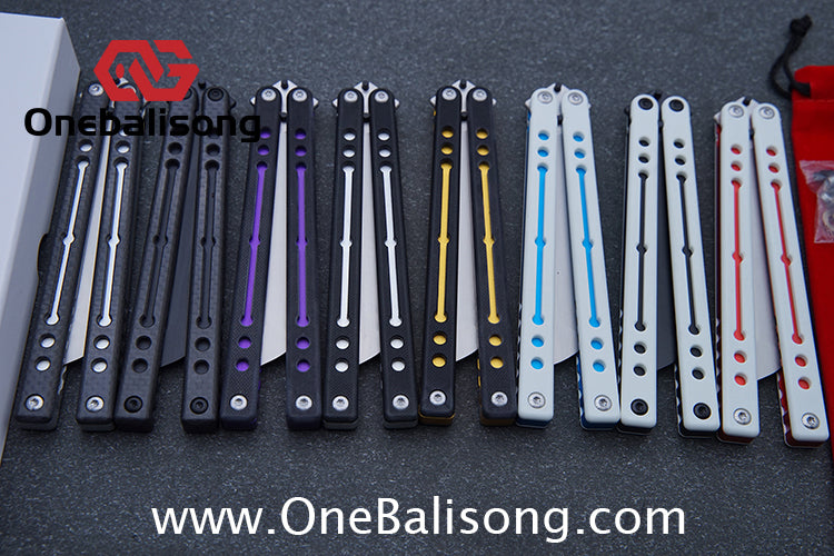 Cold Blade Nautilus V2.5 Balisong Aluminum Alloy Handle Stainless Steel Fake Blade Bushing