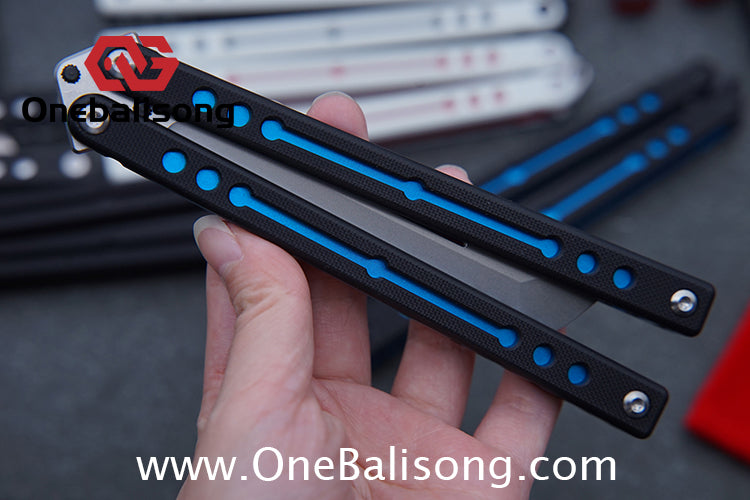 Cold Blade Nautilus V2.5 Balisong Aluminum Alloy Handle Stainless Steel Fake Blade Bushing