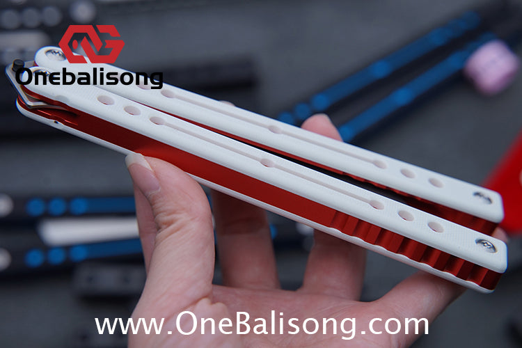Cold Blade Nautilus V2.5 Balisong Aluminum Alloy Handle Stainless Steel Fake Blade Bushing