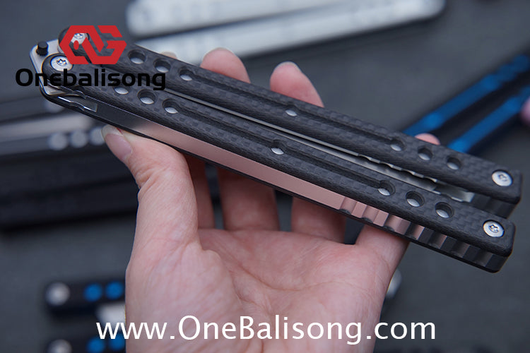 Cold Blade Nautilus V2.5 Balisong Aluminum Alloy Handle Stainless Steel Fake Blade Bushing