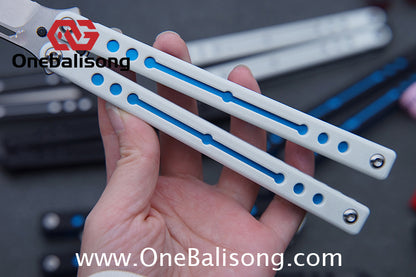 Cold Blade Nautilus V2.5 Balisong Aluminum Alloy Handle Stainless Steel Fake Blade Bushing