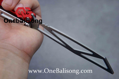 APOCALYPSE TIANQI prysma clone 7075 aluminum alloy handle stainless steel blade Bushing