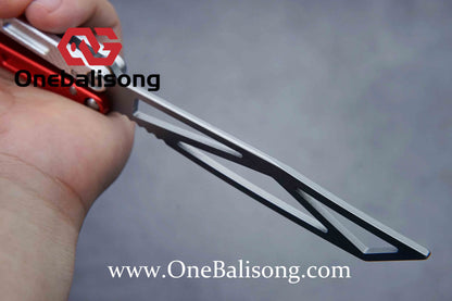 APOCALYPSE TIANQI prysma clone 7075 aluminum alloy handle stainless steel blade Bushing