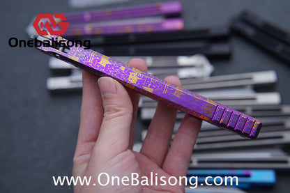 Baliplus Telesto Balisong Titanium Alloy Handle+VG10 Stainless Steel Blade Bushing