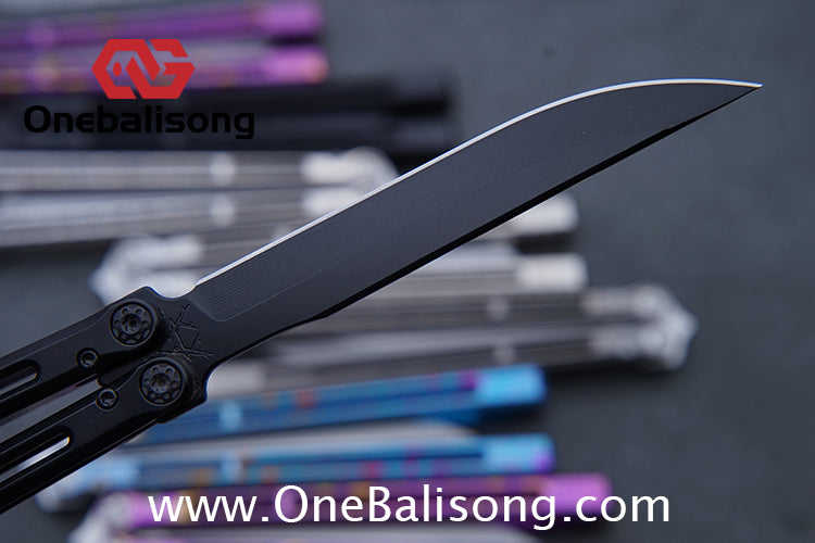 Baliplus Telesto Balisong Titanium Alloy Handle+VG10 Stainless Steel Blade Bushing