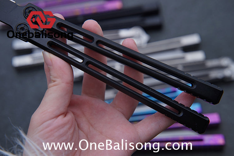 Baliplus Telesto Balisong Titanium Alloy Handle+VG10 Stainless Steel Blade Bushing