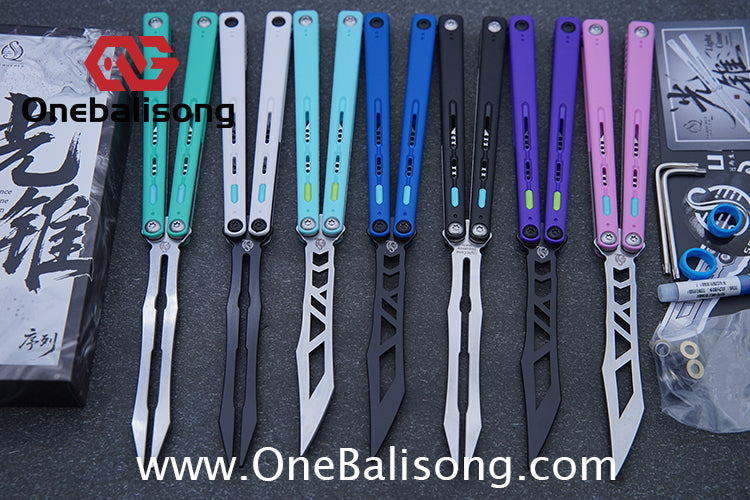 Sequence Light Cone Baliosng ABS+Stainless Steel Handle Stainless Steel Blade Sandwich Structure Bushings