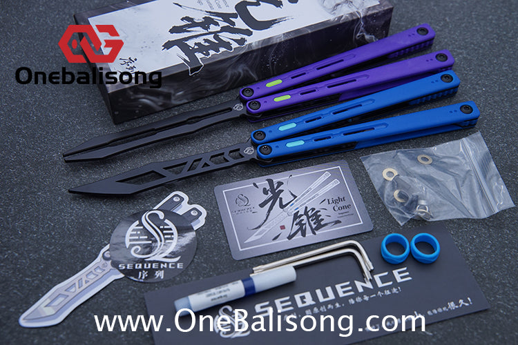 Sequence Light Cone Baliosng ABS+Stainless Steel Handle Stainless Steel Blade Sandwich Structure Bushings