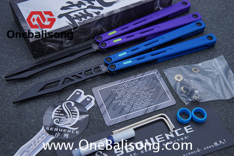 Sequence Light Cone Baliosng ABS+Stainless Steel Handle Stainless Steel Blade Sandwich Structure Bushings