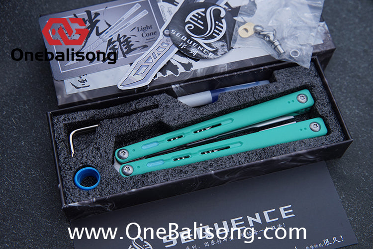 Sequence Light Cone Baliosng ABS+Stainless Steel Handle Stainless Steel Blade Sandwich Structure Bushings