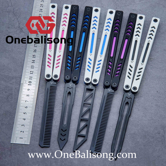 XDYY Ether V2 Original Design Balisong Butterfly Trainer Knife G10 Scale Bushings System Outdoor