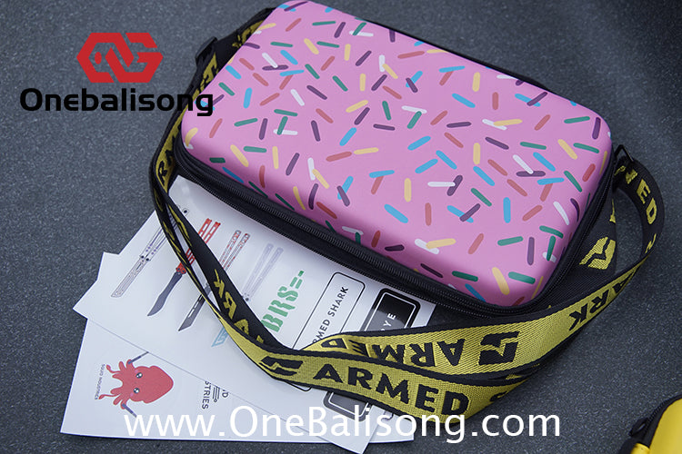 ARMED SHARK Balisong Knife Storage Shoulder Bag / Crossbody Knife Bag/Folding Knife Storage Bag