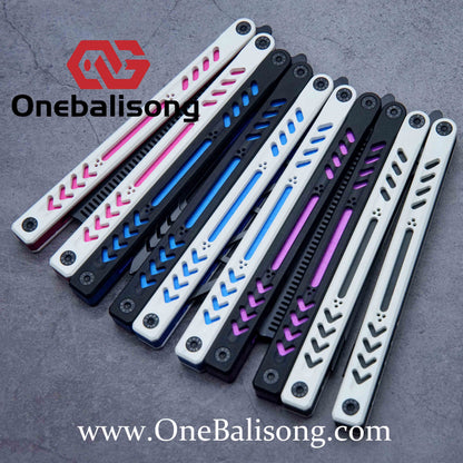 XDYY Ether V2 Original Design Balisong Butterfly Trainer Knife G10 Scale Bushings System Outdoor