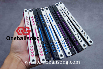 XDYY Ether V2 Original Design Balisong Butterfly Trainer Knife G10 Scale Bushings System Outdoor