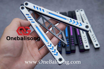 XDYY Ether V2 Original Design Balisong Butterfly Trainer Knife G10 Scale Bushings System Outdoor