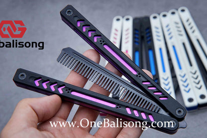 XDYY Ether V2 Original Design Balisong Butterfly Trainer Knife G10 Scale Bushings System Outdoor