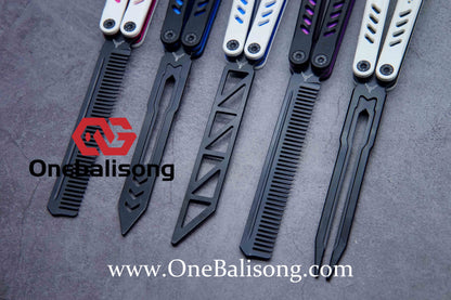 XDYY Ether V2 Original Design Balisong Butterfly Trainer Knife G10 Scale Bushings System Outdoor