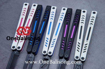 XDYY Ether V2 Original Design Balisong Butterfly Trainer Knife G10 Scale Bushings System Outdoor