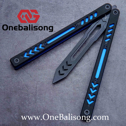 XDYY Ether V2 Original Design Balisong Butterfly Trainer Knife G10 Scale Bushings System Outdoor