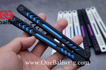 XDYY Ether V2 Original Design Balisong Butterfly Trainer Knife G10 Scale Bushings System Outdoor