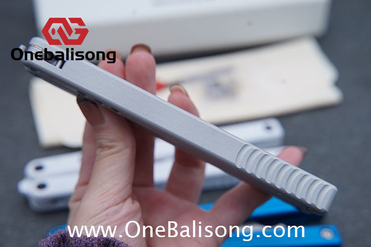 Baliplus V5 Mako Balisong Clone Aluminum Alloy Handle Stainless Steel Blade Bushing