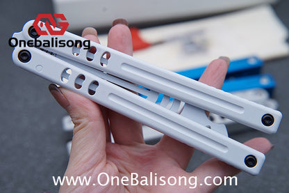 Baliplus V5 Madko Balisong Clone Aluminum Alloy Handle Stainless Steel Blade Bushing